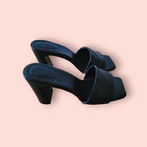 ARDENE | Black heeled Mules